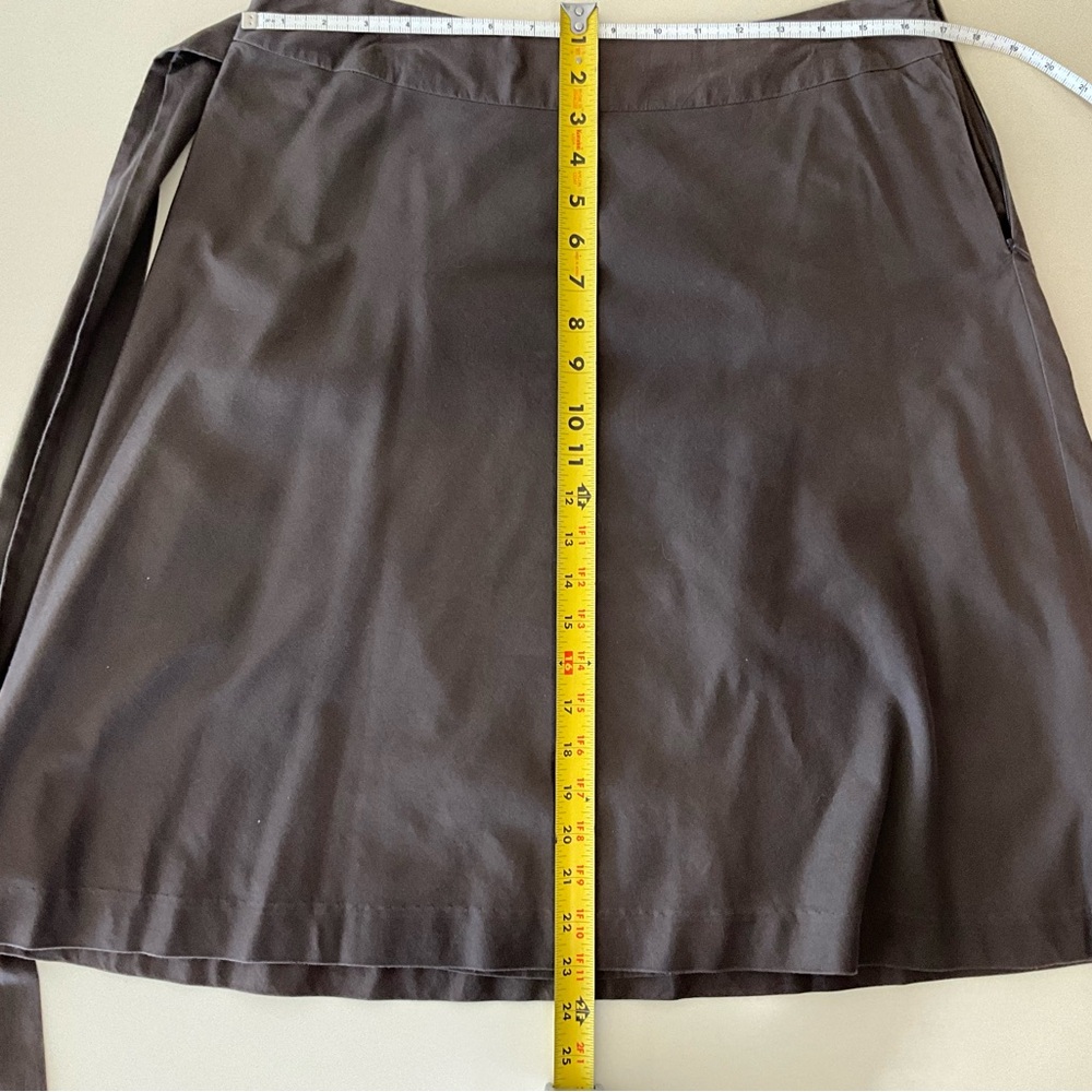 Talbots Dark Brown A-Line Skirt - Picture 4 of 4